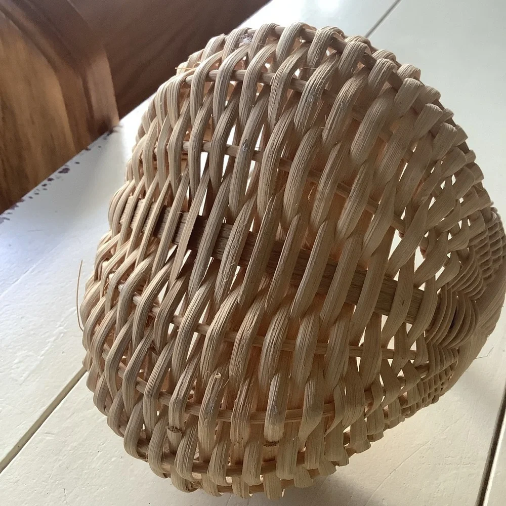 Vintage Set of 2 Woven Small Berry Egg Baskets